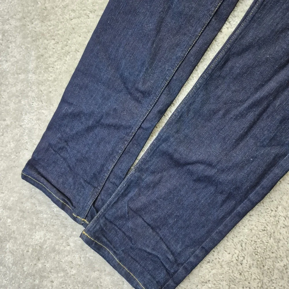 Mizzen Main Skinny Jeans Mens 34/36 Dark Wash Blue Stretch Comfort Skate Punk